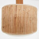 Scandinavian modern rattan pendant light, 1960's