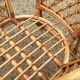 Paire de fauteuils bambou