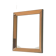 Vintage Peach/Rose Smoked Mirror – Beveled Frame, 1970s