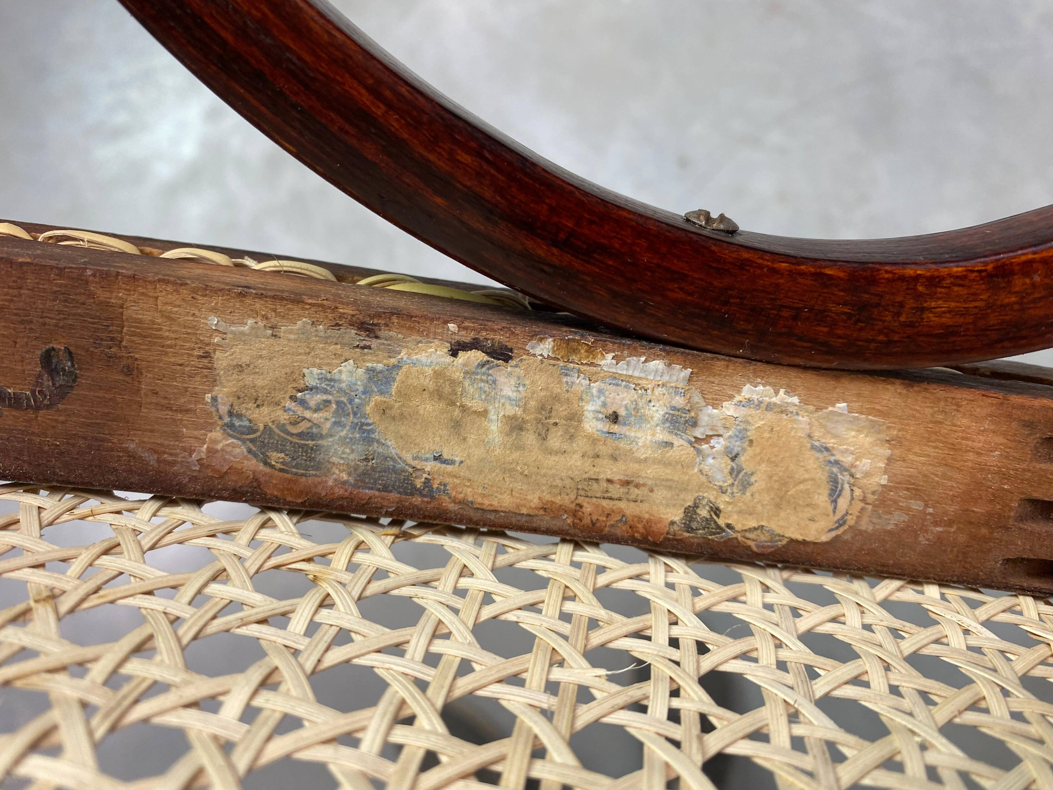 Dining chair Secession attributed to Otto Prutscher for Thonet.