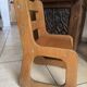 Vintage wooden children's sled chair – 60s/70s design furniture