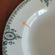 8 iron earthenware plates (St Amand Hamage HB & Cie Sarreguemines Digoin)