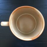 Beige stoneware pitcher