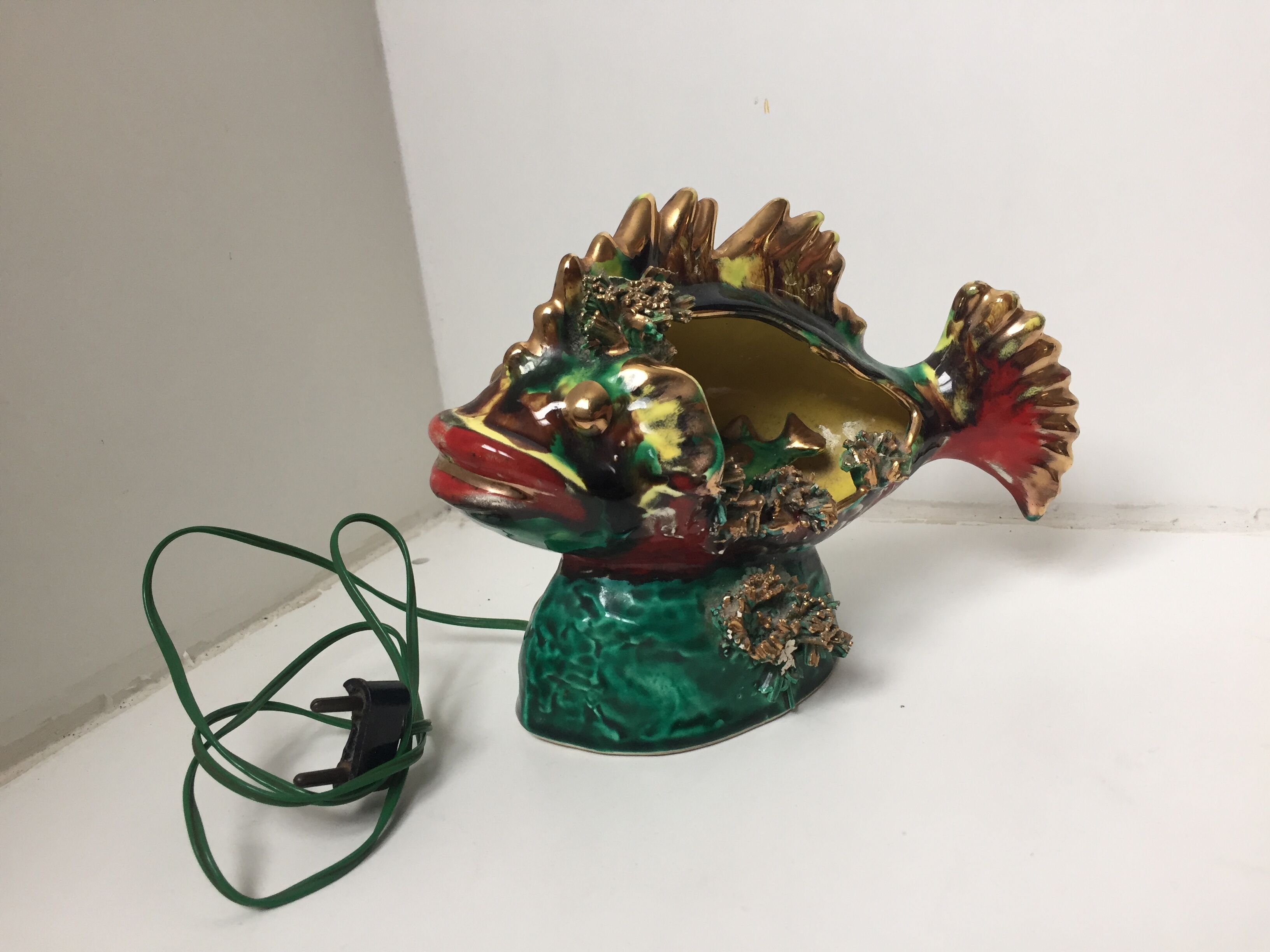Vallauris fish lamp