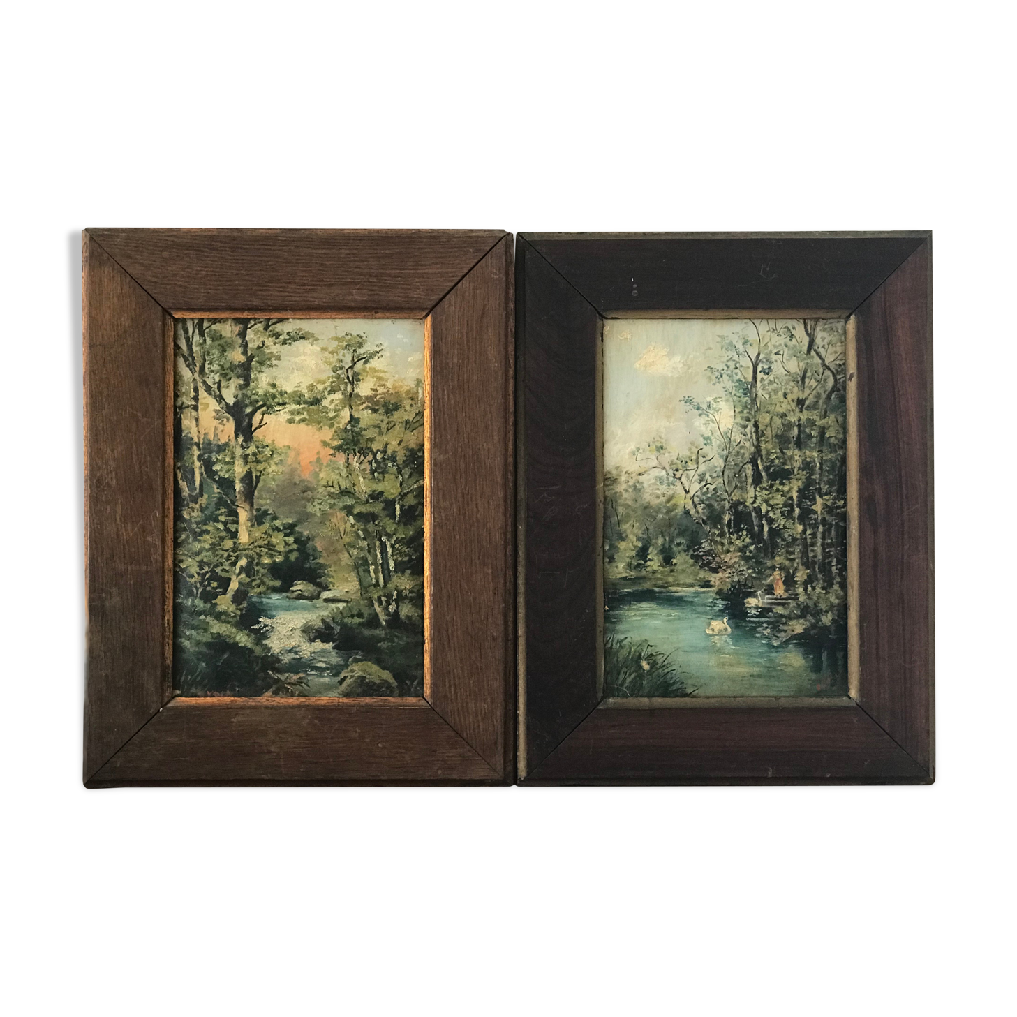 Pair of 19th-century paintings