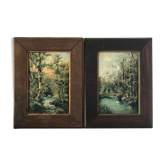 Pair of 19th-century paintings