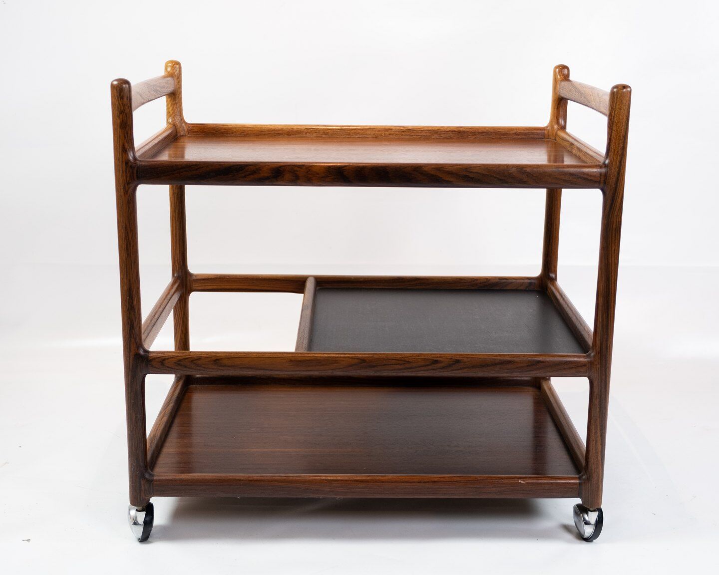 Trolley table in rosewood designed by Johannes Andersen, 1960s