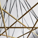 Chandelier intrigo sputnik black