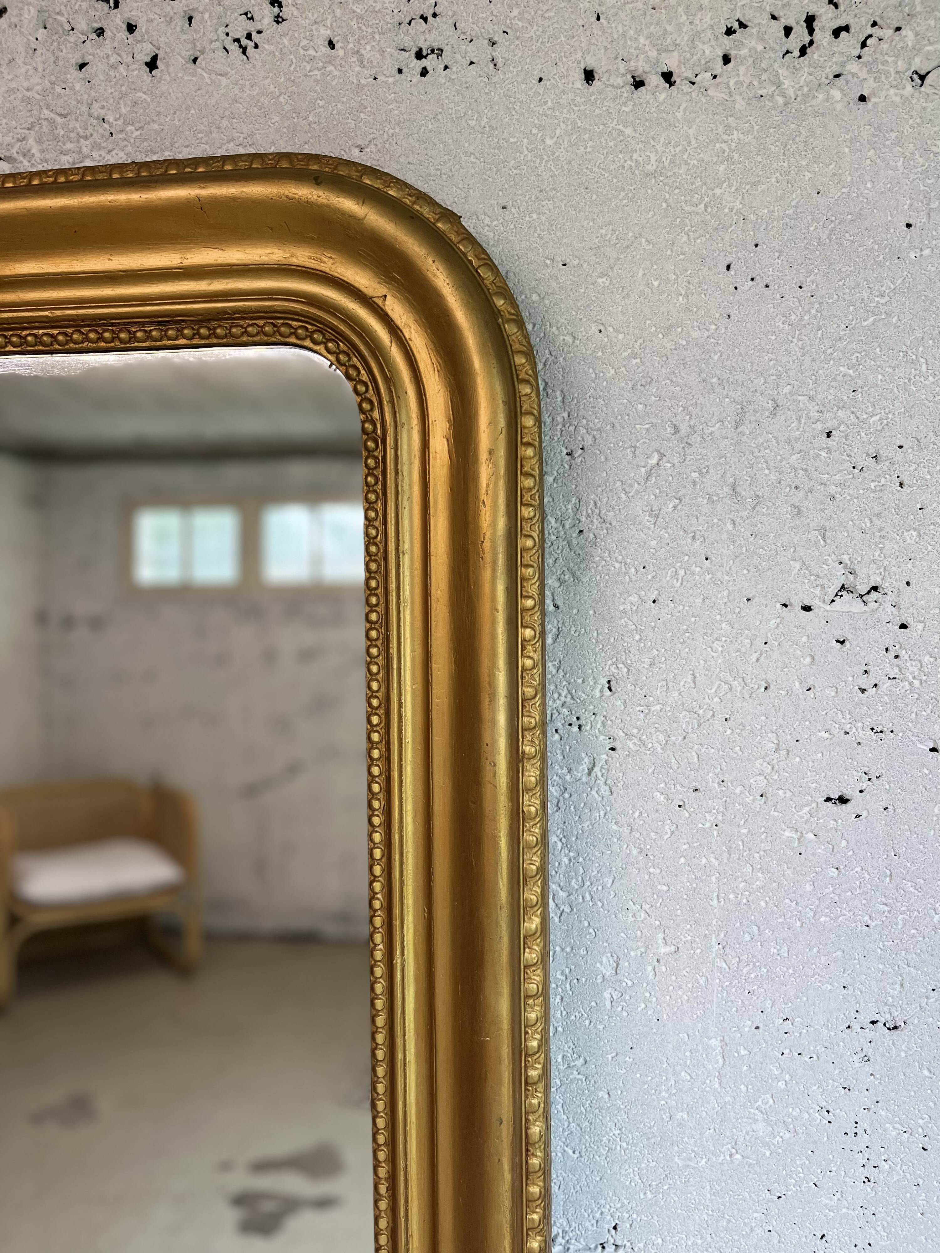 Large mirror Louid Philippe old 149x100