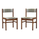 Set of two teak chairs, Danish design, 1970s, made in Denmark