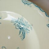 3 vintage ironstone soup plates from L&G, Oeillets model 220524