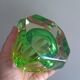 Cendrier ou vide poche en verre de Murano Sommerso