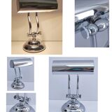 Vintage articulated chrome lamp