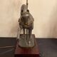 Large vintage horse plight in tin, H103 cm