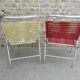 Pair of folding chairs from the 70s, Spain