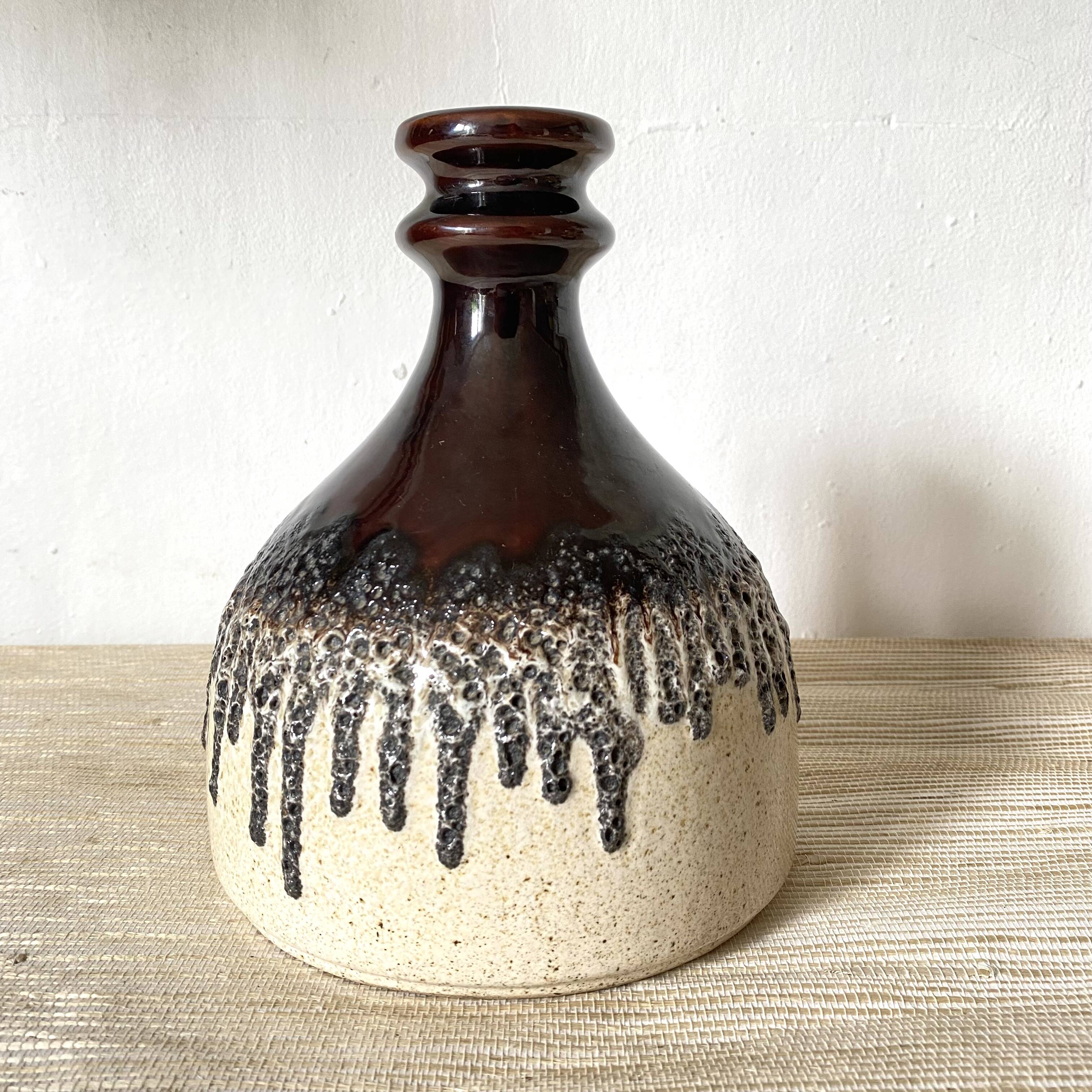 Fat Lava ceramic vase from West Germany, 1970s