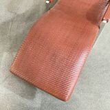 Ralph lauren leather & chrome lounge chair - usa 1990's