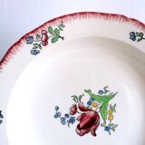 Gien earthen earthenware dish lorraine model