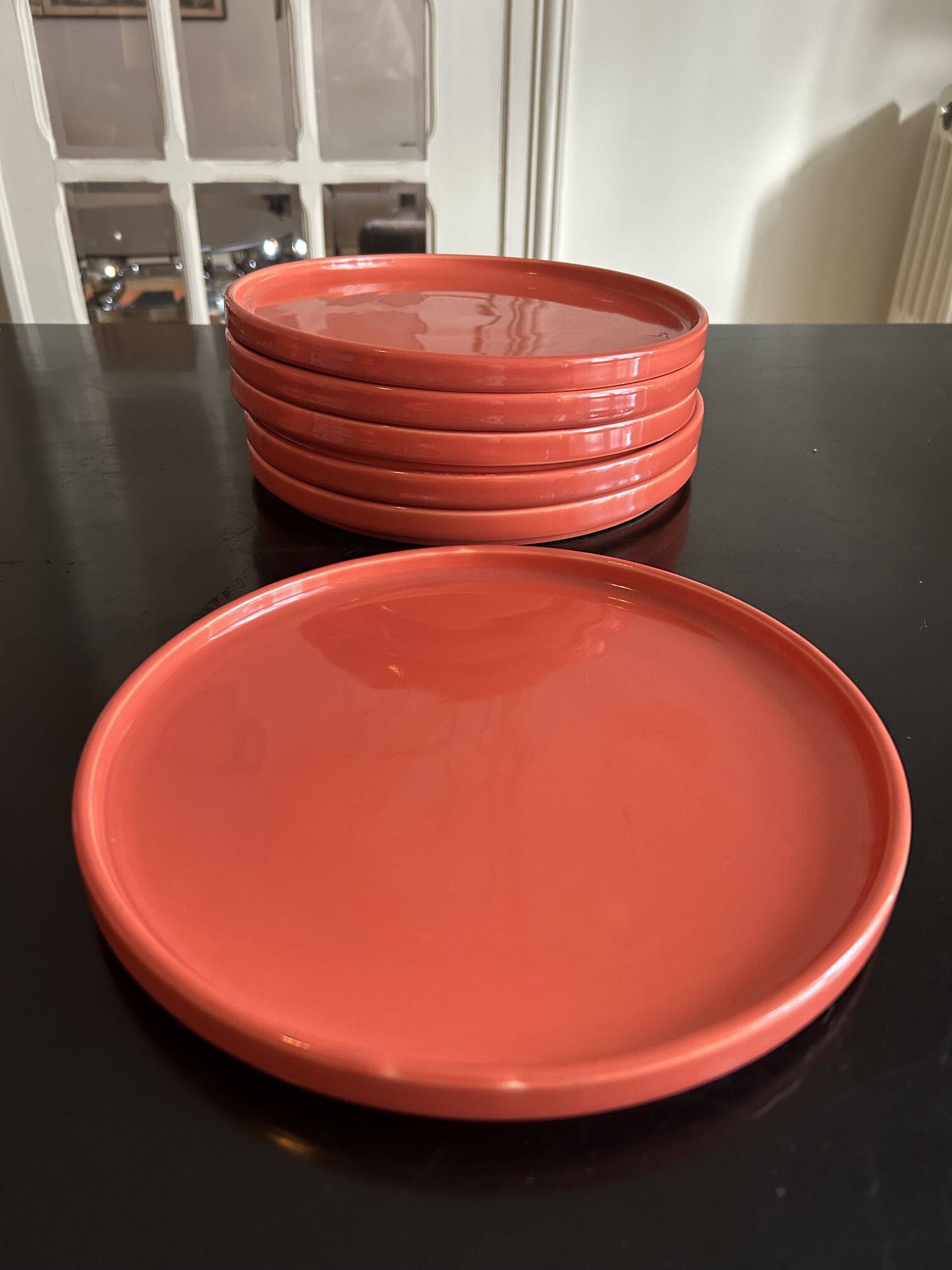 service de vaiselle Niderviller corail 24 piéces 1970
