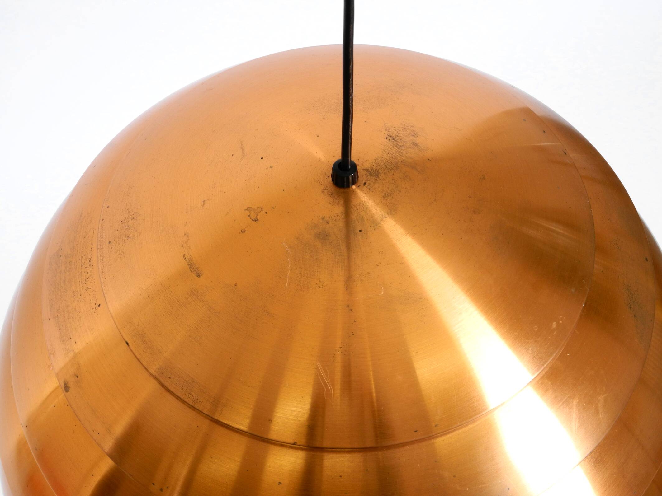 Original 1960s copper slat pendant lamp by Hans-Agne Jakobsson for Markaryd