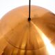 Original 1960s copper slat pendant lamp by Hans-Agne Jakobsson for Markaryd