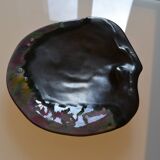 Empty ceramic pocket in the shape of a shell 1950