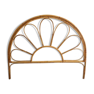 Rattan bedhead