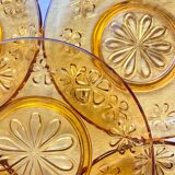 6 vintage dessert plates Vereco