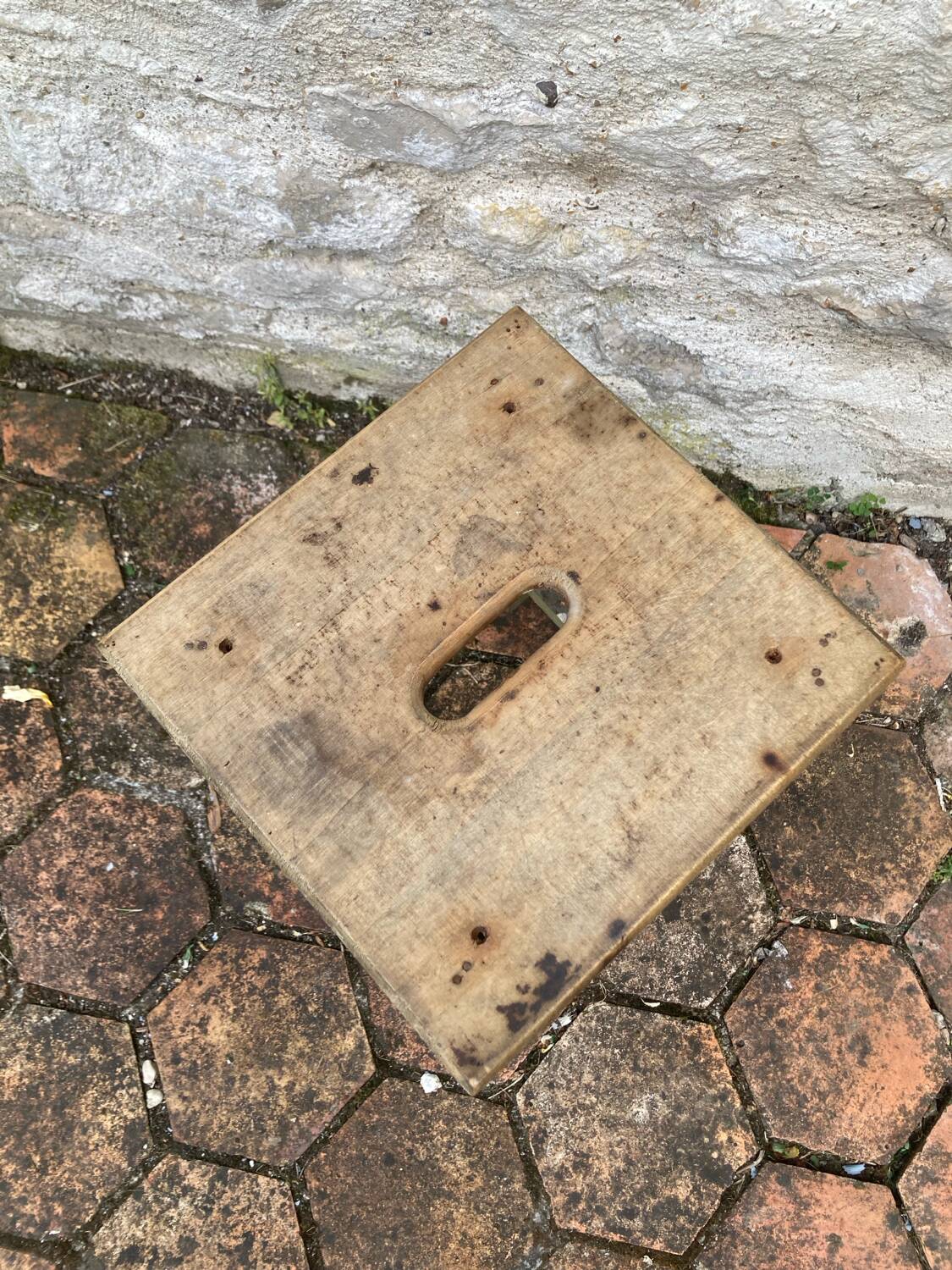 Vintage workshop stool