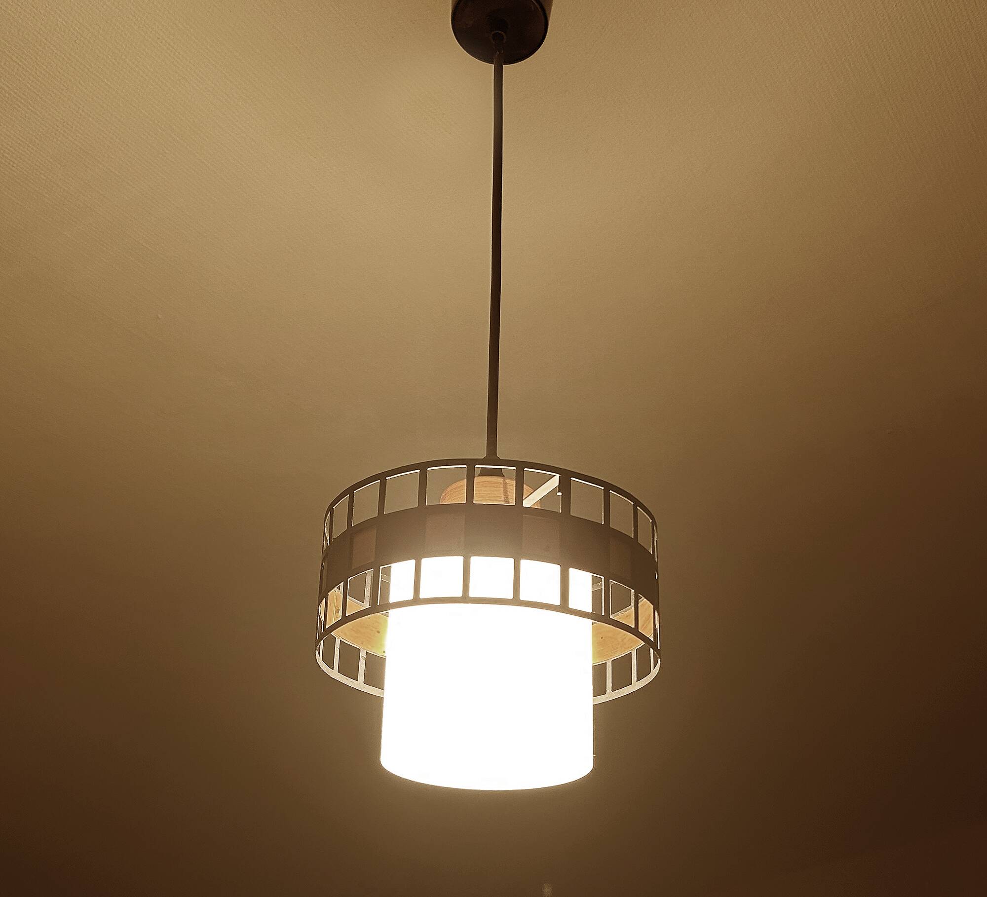 Vintage  Danish Modern Pendant Light