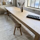 XXL solid oak farmhouse table 3.5m