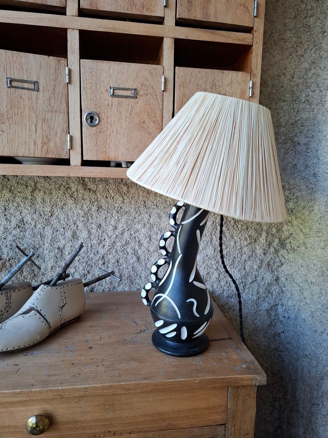 Vintage ceramic lamp