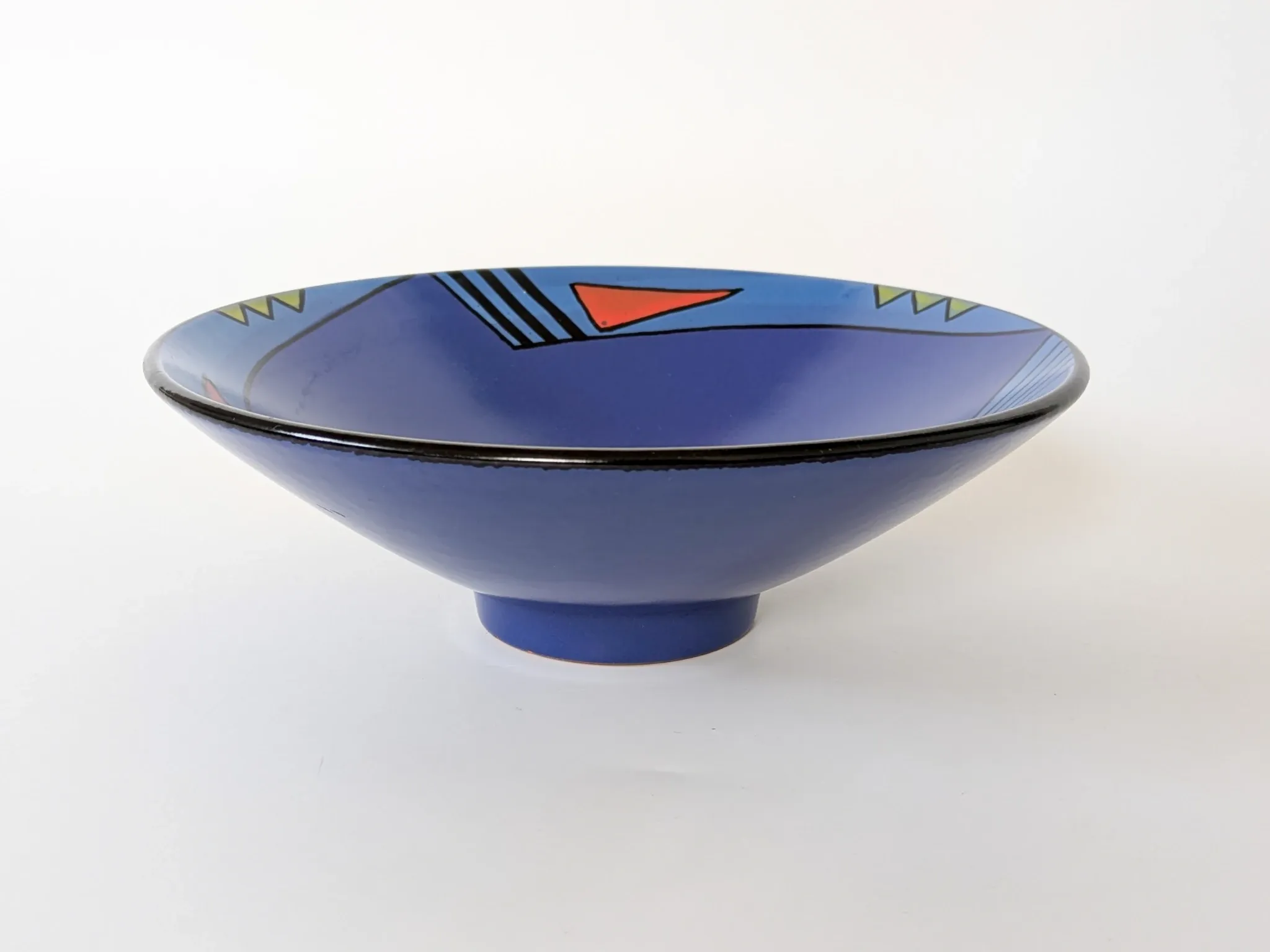 Fruit Bowl KMK Kupfermühle Indigo Series, Memphis Style 1980s