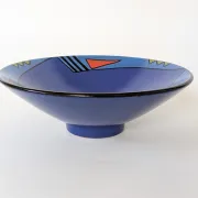Fruit Bowl KMK Kupfermühle Indigo Series, Memphis Style 1980s