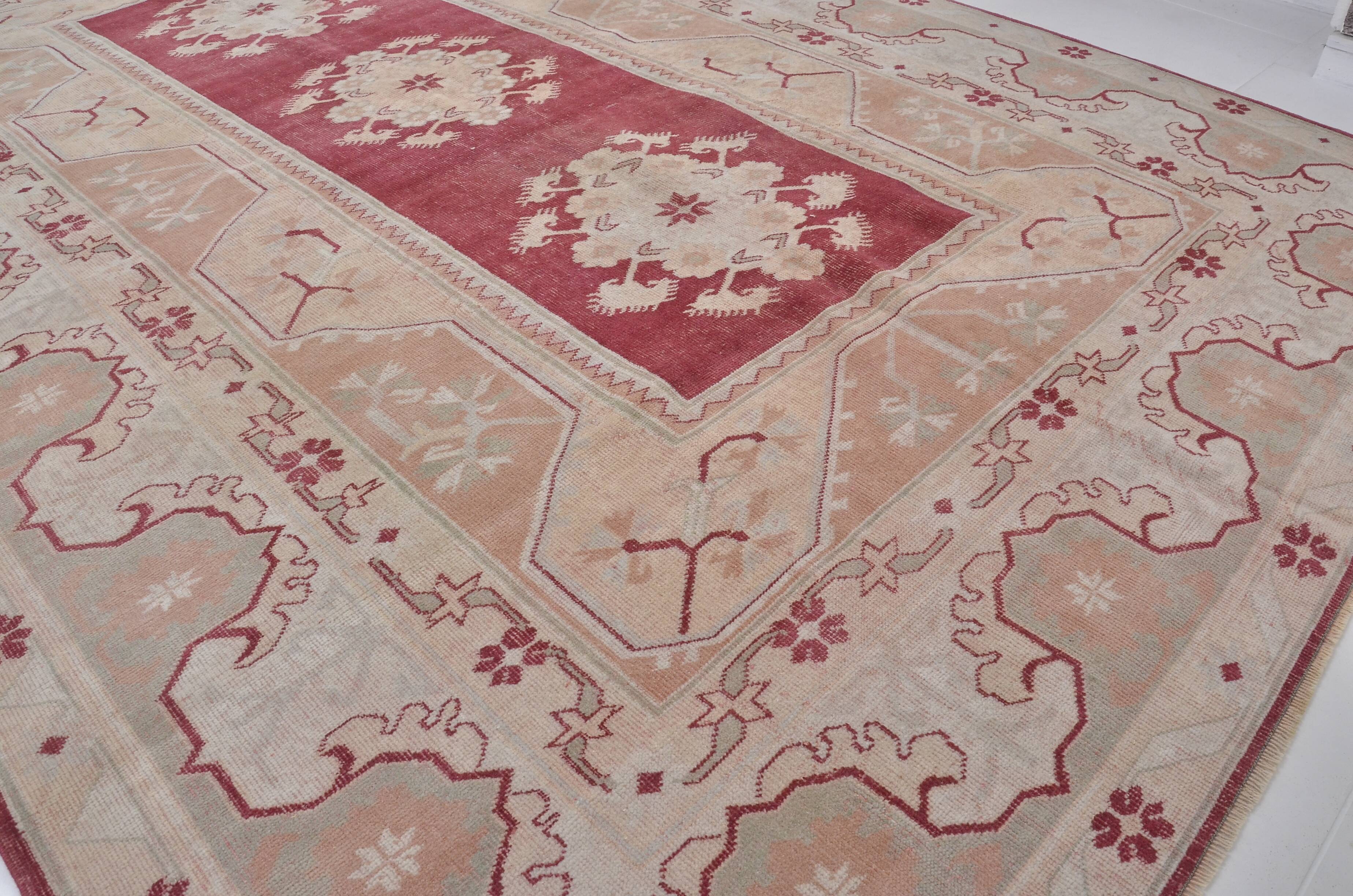 Oversize Anatolian Turkish Floral Rug sku 892
