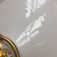 Vintage suspension lamp in white opaline