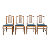 Mid-century Italian dining chairs by Giorgetti, set of 4.