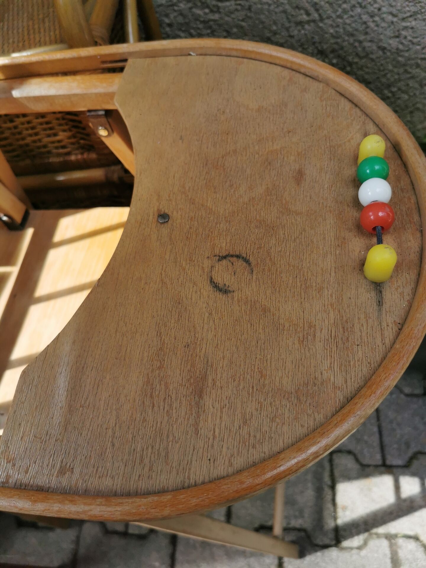 Wooden high chair