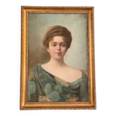 Old painting signed Georges Mouton, early 20th century