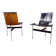 Pair of T side chairs by Katavolos, Littell & Kelley for Laverne International
