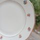 Dessert plates x 7 retro porcelain 1920/50 with flowers, CH-RENOU