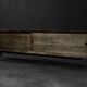 Buffet scandinave en frêne avec poignées en métal mat, style Mid-Century Modern, années 1960