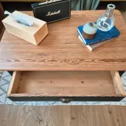 Table basse vintage rénovée