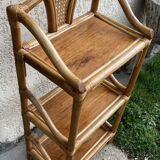 Rattan shelf