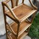Rattan shelf