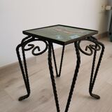 Decorative ceramic wrought iron harness