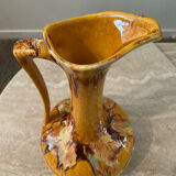 Vintage jug vase in glazed ceramic