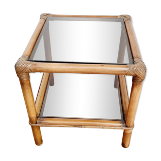 Square side table