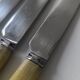 Set of 12 bakelite and stainless steel knives