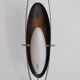 White plexiglass, steel and copper floor lamp by Goffredo Reggiani.